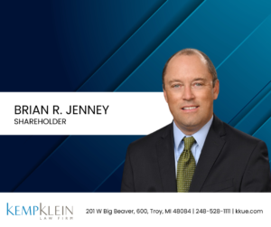 Brian R. Jenney Attorney Lawyer Troy Michigan Elder Law Elder Care Estate Planning Legal Law Tax Law Special Needs Attorney Probate