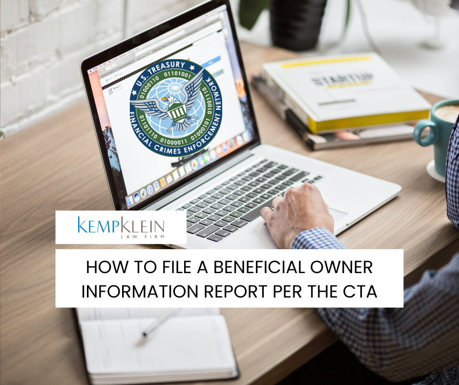 How To File A Beneficial Owner Information Report Per The CTA