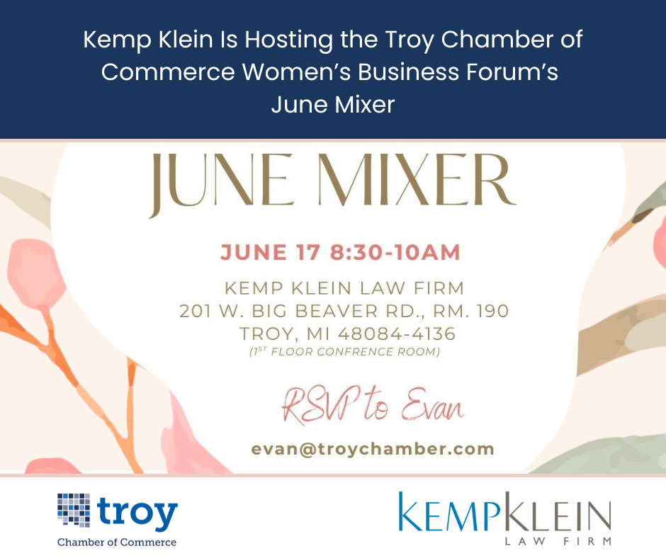 Troy Chamber of Commerce Women's Business Forum - Law Firm