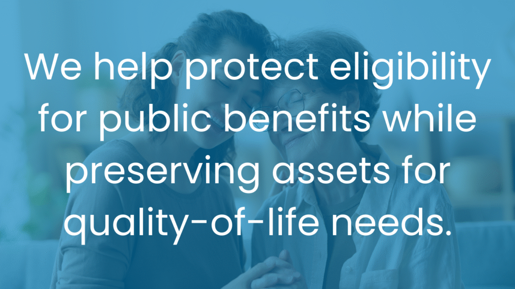 We help protect eligibility for public benefits while preserving assets for quality of life needs medicaid pooled account trust michigan