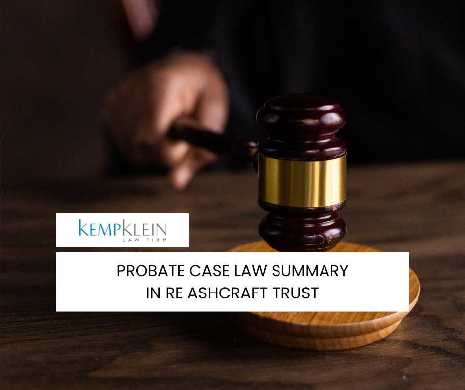 In Re Ashcraft Trust